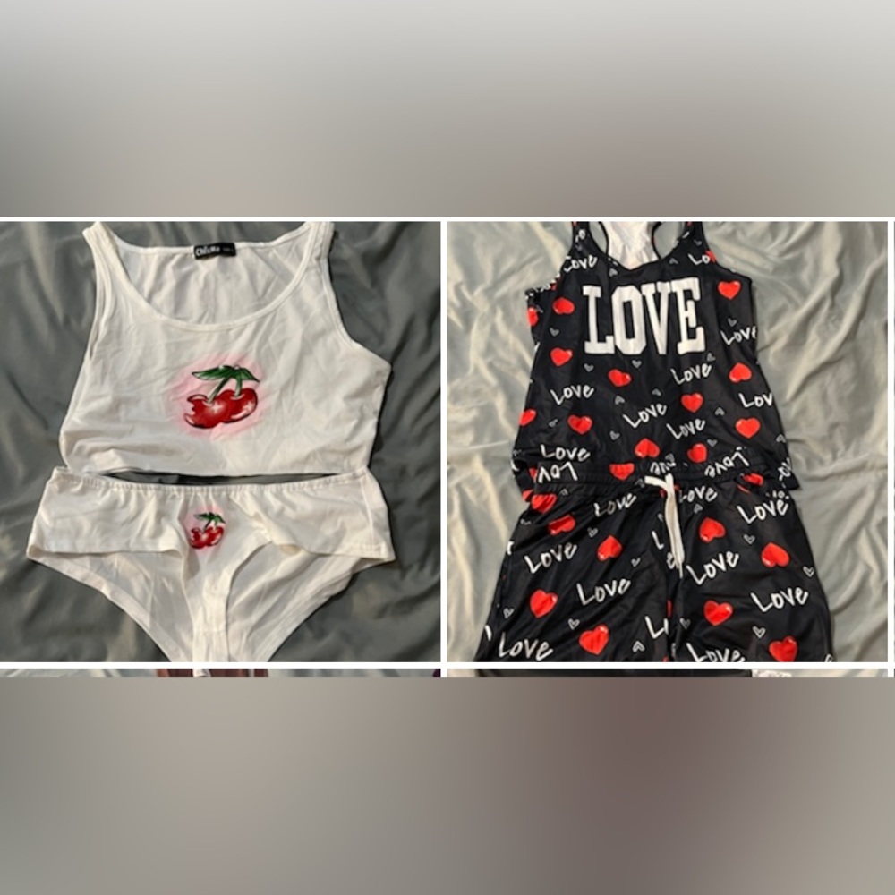 2 size large pajamas sets